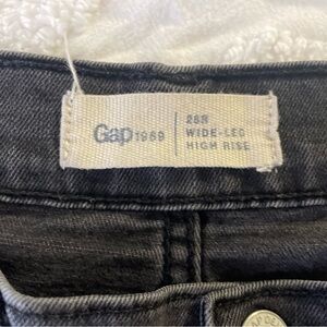 Wide leg jeans GAP Women's High Rise size 28R